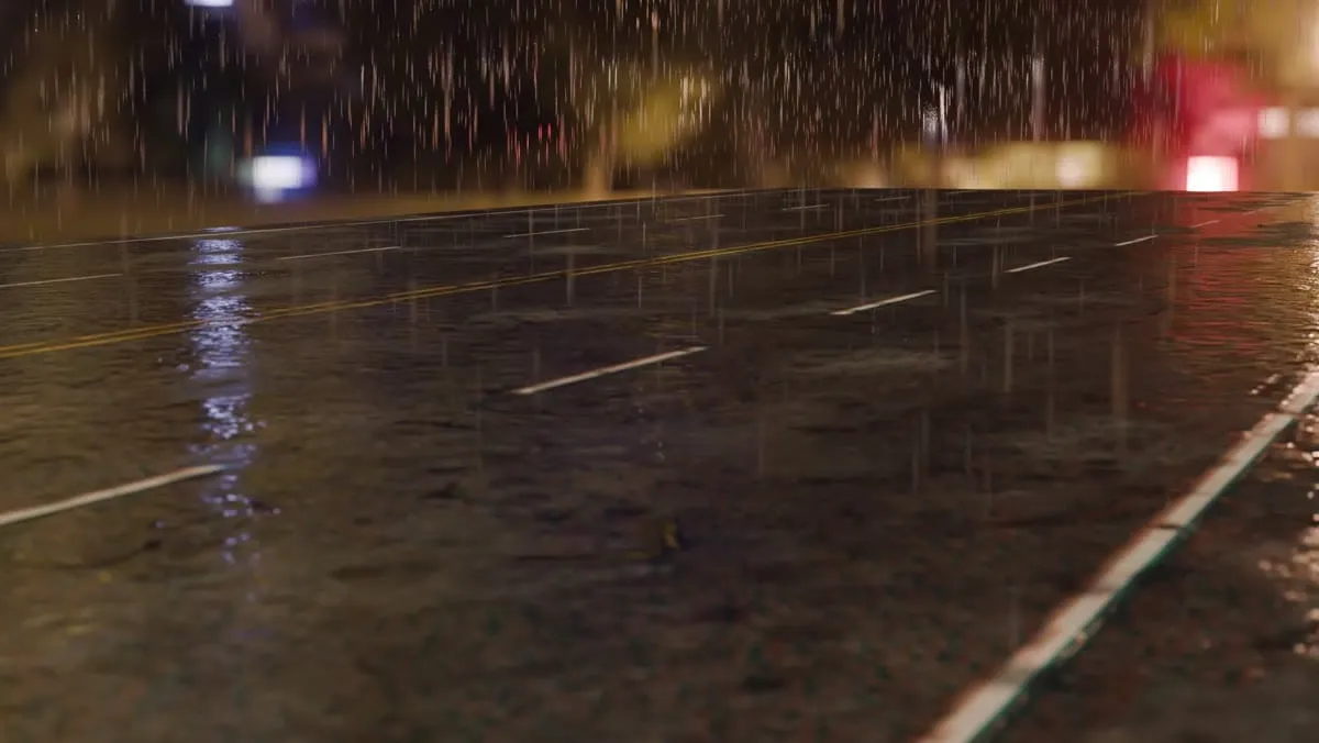 雨夜街道