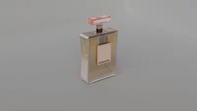 练习 · 方形透明香水瓶